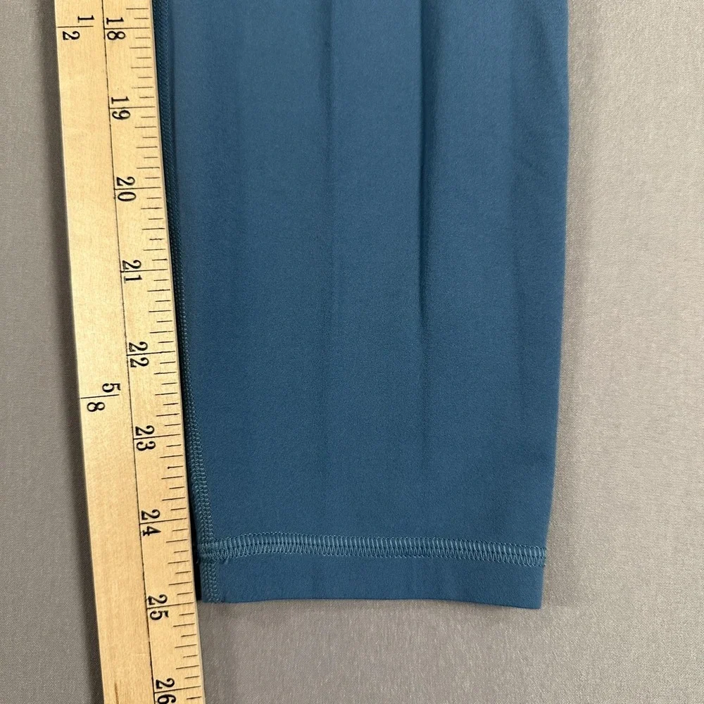 Lululemon Leggings Womens 6 Blue High Rise Ankle Pockets Yoga Athletic Gym